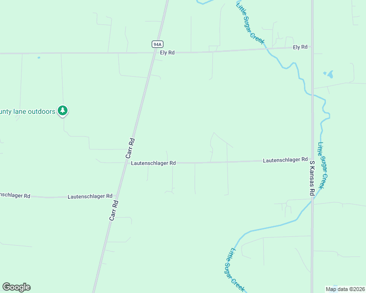 map of restaurants, bars, coffee shops, grocery stores, and more near 10800 Lautenschlager Road in Apple Creek