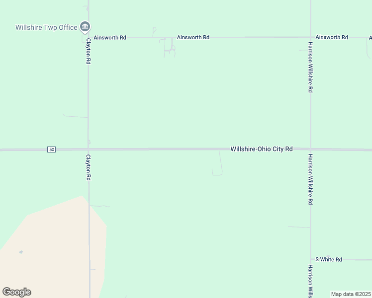 map of restaurants, bars, coffee shops, grocery stores, and more near Willshire-Ohio City Road in Willshire