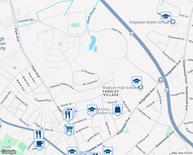 map of restaurants, bars, coffee shops, grocery stores, and more near 116 Hempstead Court in Madison