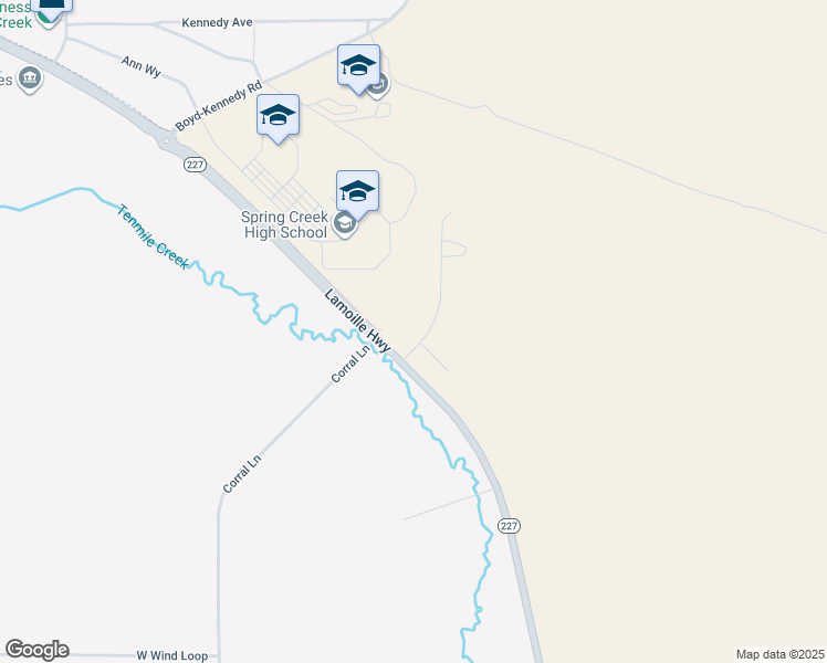 map of restaurants, bars, coffee shops, grocery stores, and more near 123 Bartlett Drive in Elko