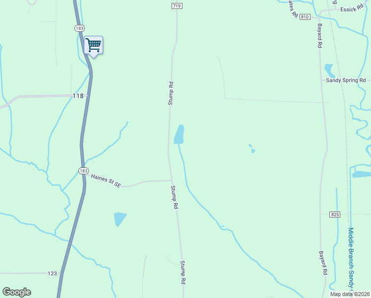 map of restaurants, bars, coffee shops, grocery stores, and more near 8966 Stump Road in Minerva