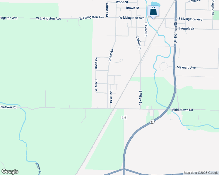 map of restaurants, bars, coffee shops, grocery stores, and more near 3 Locust Street in Crestline