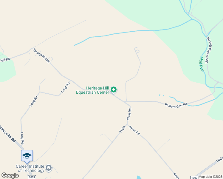 map of restaurants, bars, coffee shops, grocery stores, and more near 5725 Youngs Hill Road in Easton