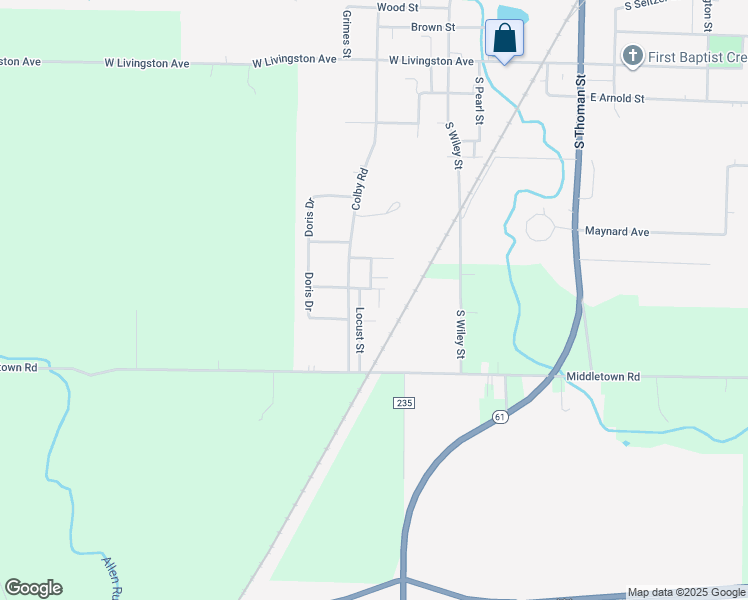 map of restaurants, bars, coffee shops, grocery stores, and more near 2-98 Ash St in Crestline