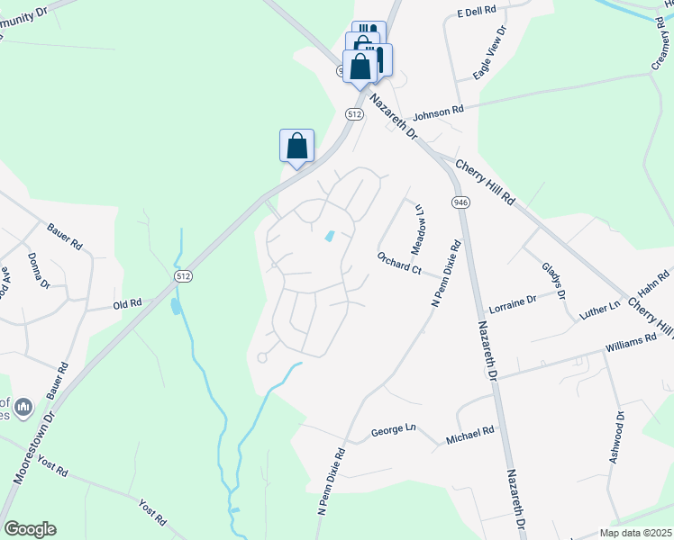 map of restaurants, bars, coffee shops, grocery stores, and more near 91 Hickory Hills Drive in Bath