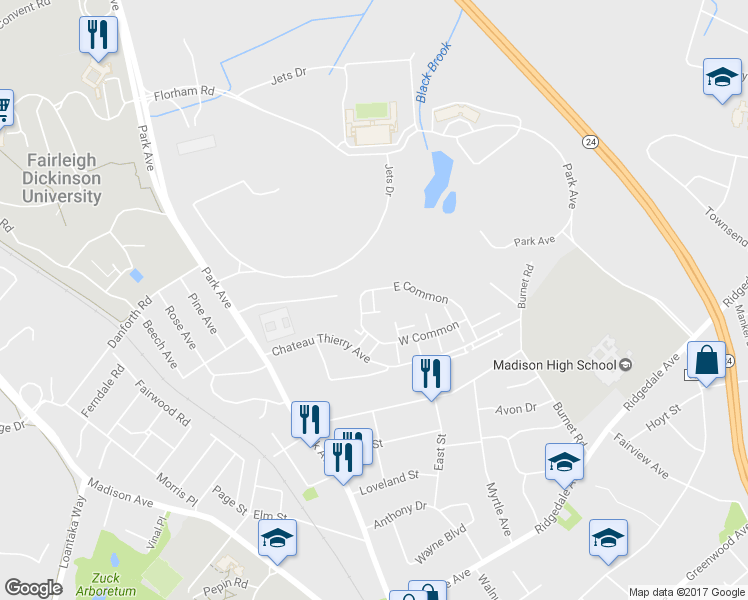 map of restaurants, bars, coffee shops, grocery stores, and more near 224 Norwich Court in Madison