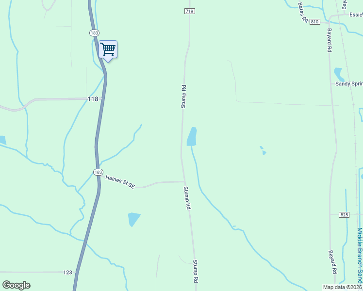 map of restaurants, bars, coffee shops, grocery stores, and more near 8966 Stump Road in Minerva