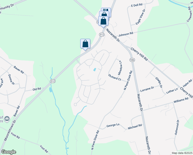 map of restaurants, bars, coffee shops, grocery stores, and more near 91 Hickory Hills Drive in Bath