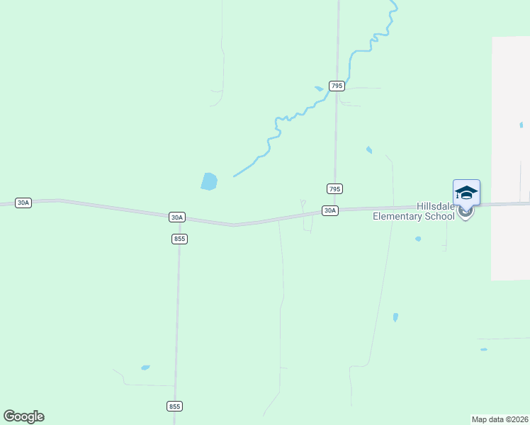 map of restaurants, bars, coffee shops, grocery stores, and more near 820 County Road 30A in Ashland
