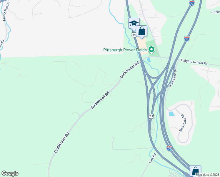 map of restaurants, bars, coffee shops, grocery stores, and more near 117-197 Gudekunst Road in Zelienople