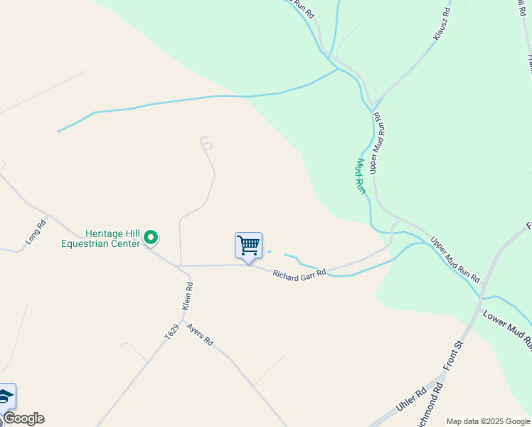 map of restaurants, bars, coffee shops, grocery stores, and more near 254 Richard Garr Road in Easton