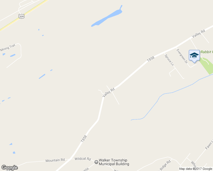 map of restaurants, bars, coffee shops, grocery stores, and more near 2021 Valley Road in Tamaqua