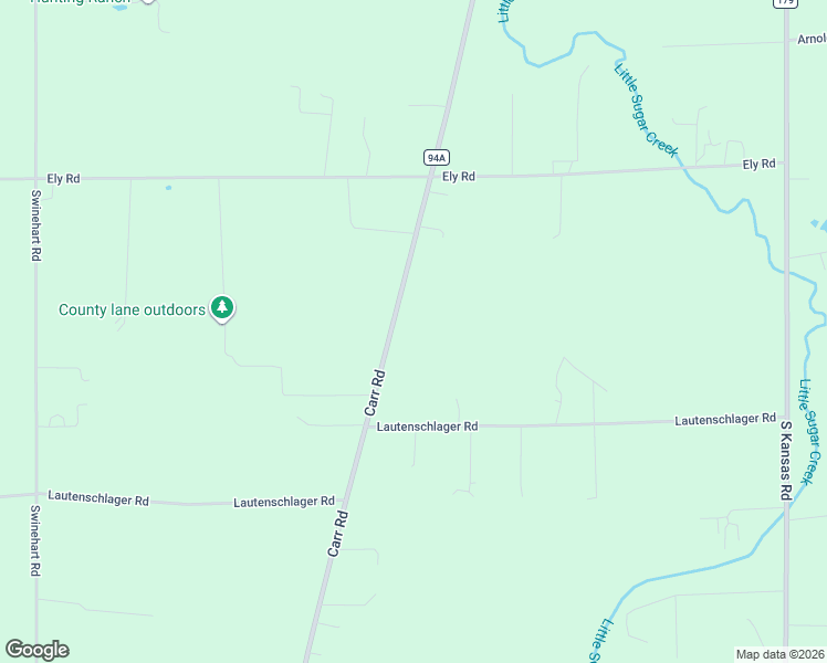 map of restaurants, bars, coffee shops, grocery stores, and more near 2180 Carr Road in Orrville