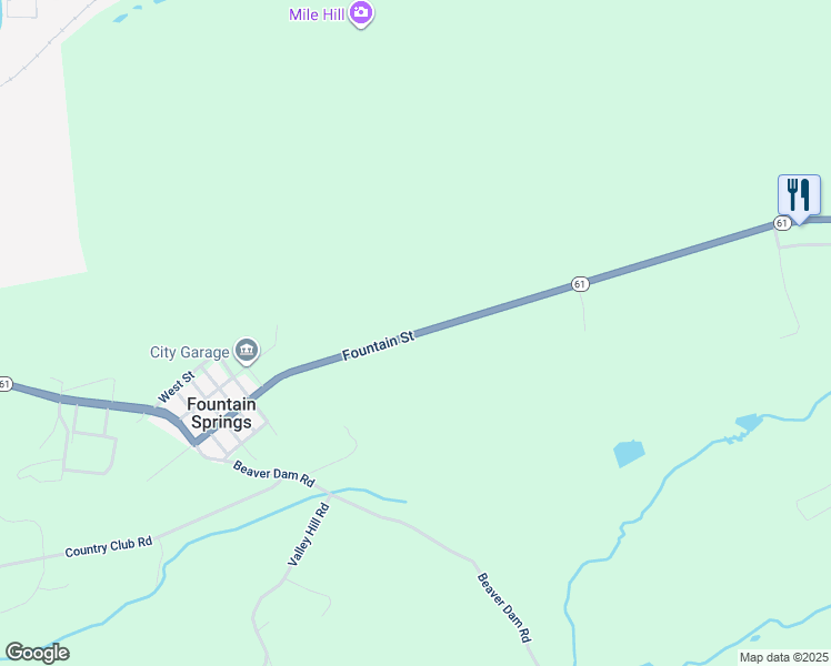 map of restaurants, bars, coffee shops, grocery stores, and more near 668 Fountain Street in Ashland