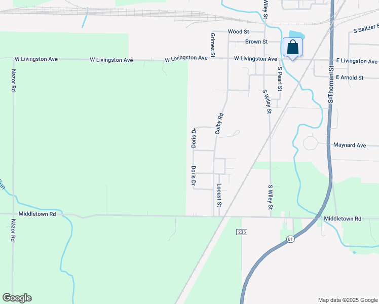 map of restaurants, bars, coffee shops, grocery stores, and more near 1000 Doris Drive in Crestline
