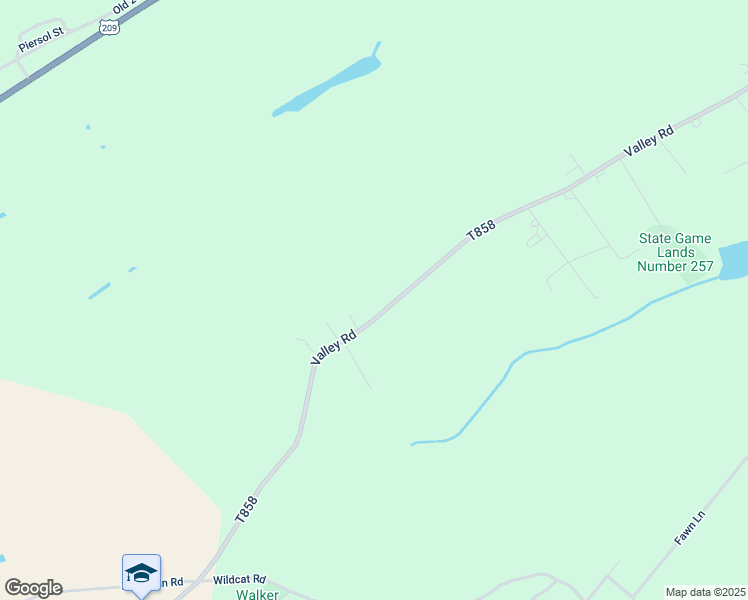 map of restaurants, bars, coffee shops, grocery stores, and more near 1173 Valley Road in Tamaqua