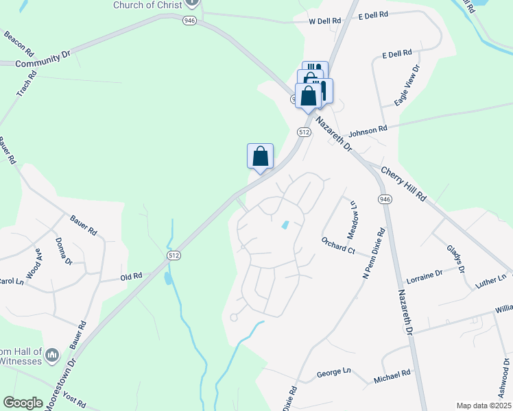 map of restaurants, bars, coffee shops, grocery stores, and more near 70 Hickory Hills Drive in Bath