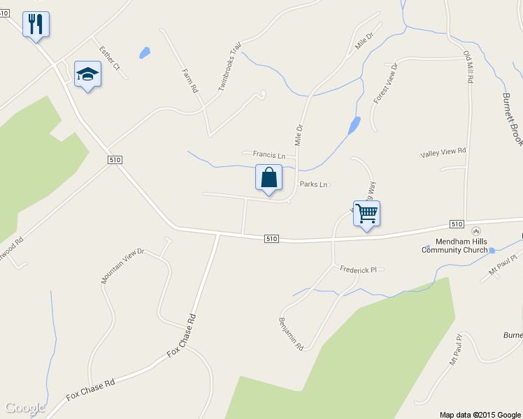 map of restaurants, bars, coffee shops, grocery stores, and more near 20 Mile Drive in Chester Township