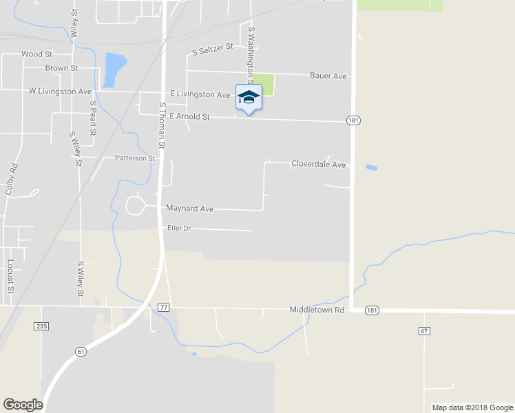 map of restaurants, bars, coffee shops, grocery stores, and more near 405 Maynard Avenue in Crestline