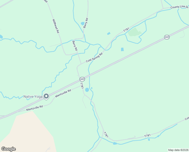 map of restaurants, bars, coffee shops, grocery stores, and more near 1426 Penn Drive in Andreas