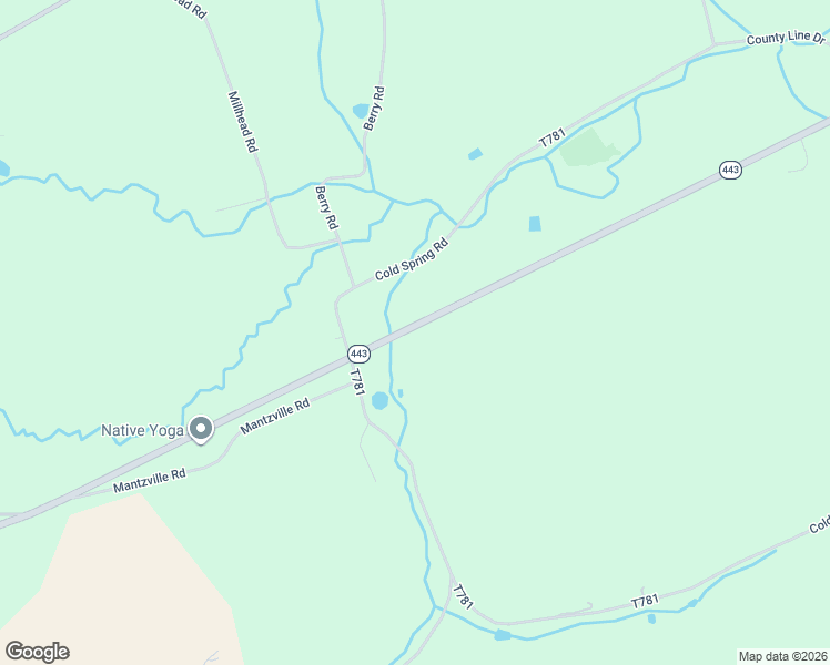 map of restaurants, bars, coffee shops, grocery stores, and more near 1426 Penn Drive in Andreas