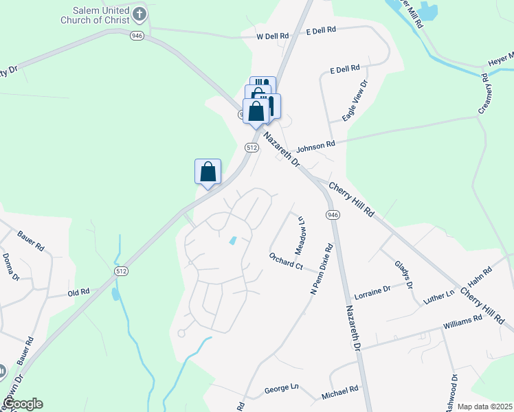 map of restaurants, bars, coffee shops, grocery stores, and more near 11 Longridge Court in Bath