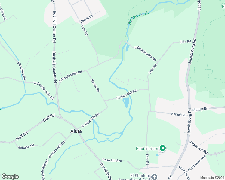 map of restaurants, bars, coffee shops, grocery stores, and more near 171 East Aluta Mill Road in Nazareth