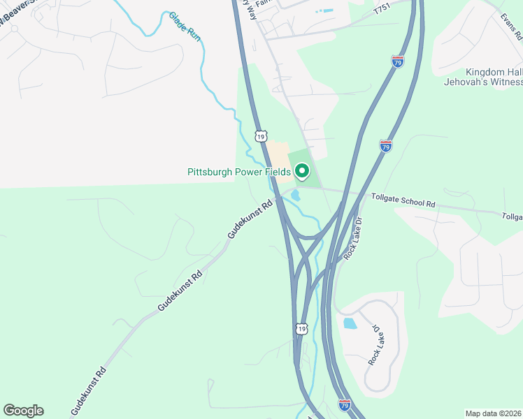 map of restaurants, bars, coffee shops, grocery stores, and more near 117 Gudekunst Road in Zelienople