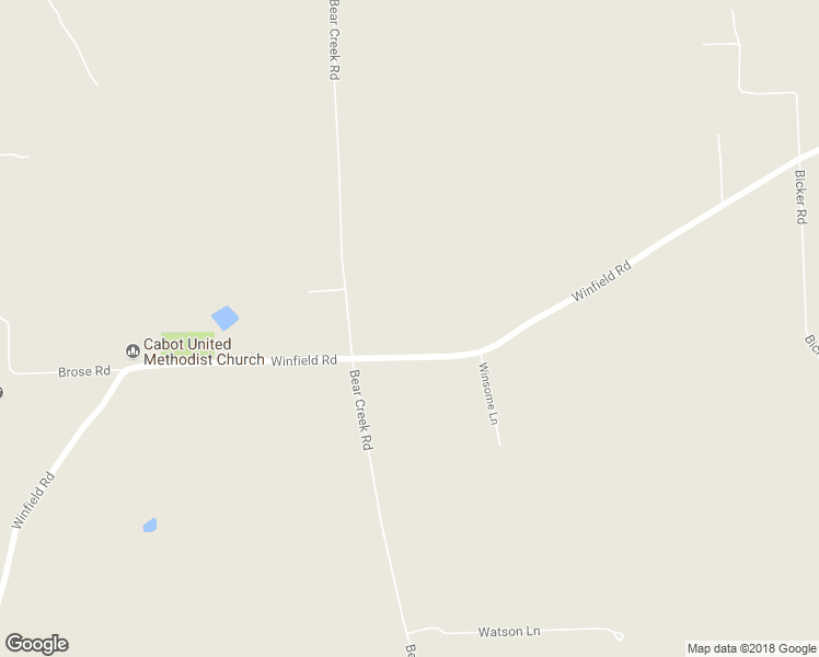 map of restaurants, bars, coffee shops, grocery stores, and more near 714 Winfield Road in Cabot