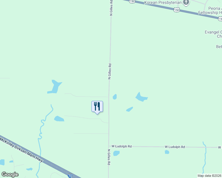 map of restaurants, bars, coffee shops, grocery stores, and more near 7214 North Gilles Road in Edwards