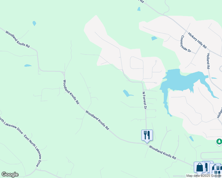 map of restaurants, bars, coffee shops, grocery stores, and more near 1291-1309 County Road 1290 North in Metamora