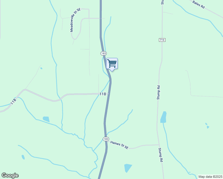 map of restaurants, bars, coffee shops, grocery stores, and more near 1656 Union Avenue Southeast in Minerva