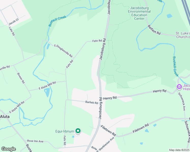 map of restaurants, bars, coffee shops, grocery stores, and more near 641 Jacobsburg Road in Nazareth