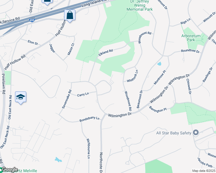 map of restaurants, bars, coffee shops, grocery stores, and more near 7 Westbourne Lane in Melville
