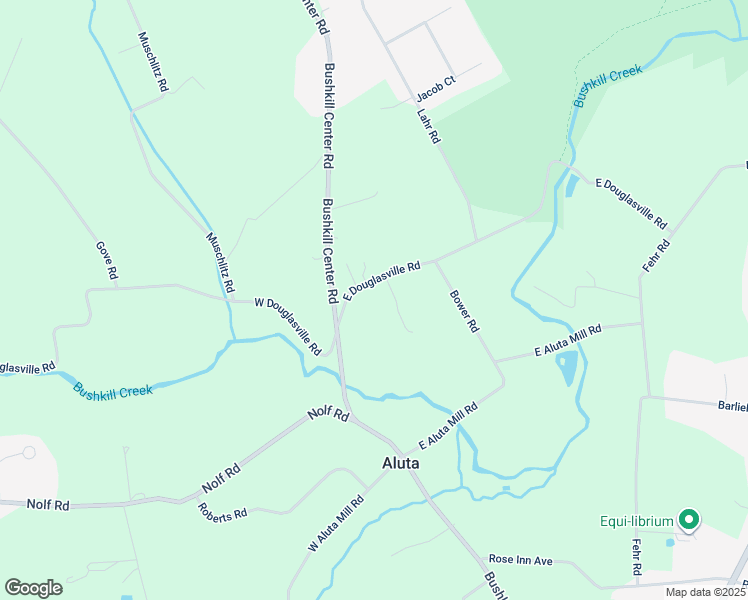 map of restaurants, bars, coffee shops, grocery stores, and more near 114 East Douglasville Road in Nazareth
