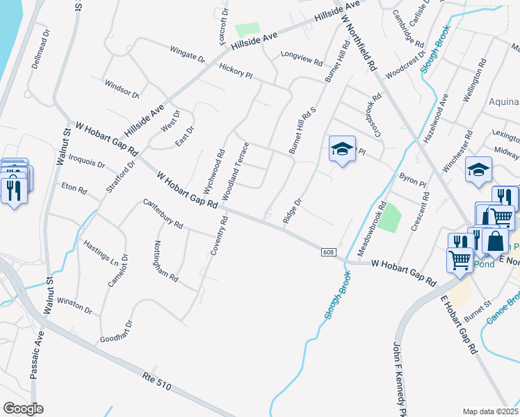 map of restaurants, bars, coffee shops, grocery stores, and more near 146 West Hobart Gap Road in Livingston