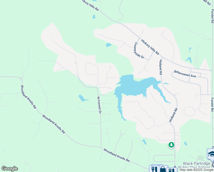 map of restaurants, bars, coffee shops, grocery stores, and more near 1002 Thornberry Lane in Germantown Hills