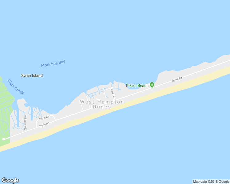 map of restaurants, bars, coffee shops, grocery stores, and more near 6 Cove Lane in Westhampton Beach