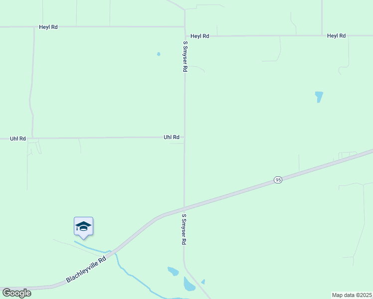 map of restaurants, bars, coffee shops, grocery stores, and more near 1810 South Smyser Road in Wooster