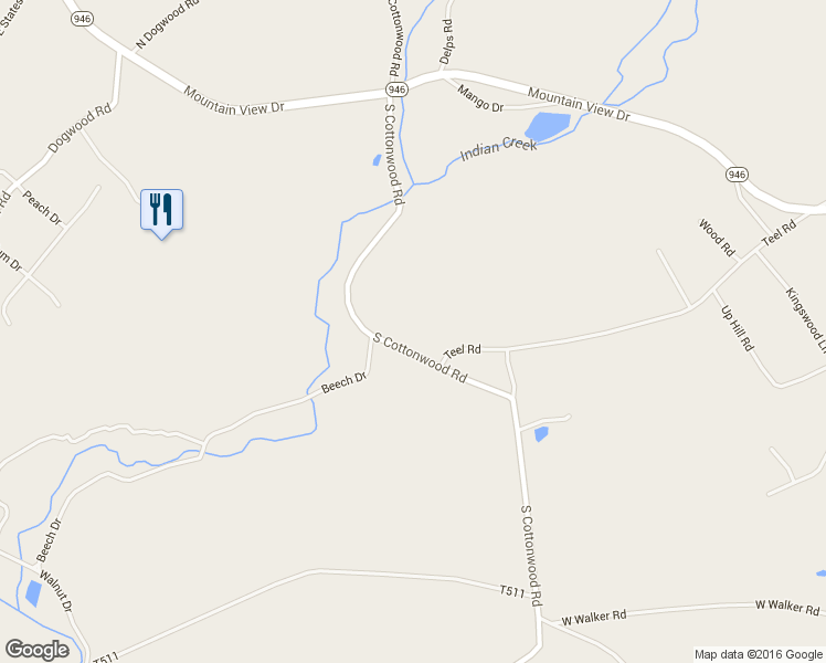 map of restaurants, bars, coffee shops, grocery stores, and more near 950 South Cottonwood Road in Walnutport