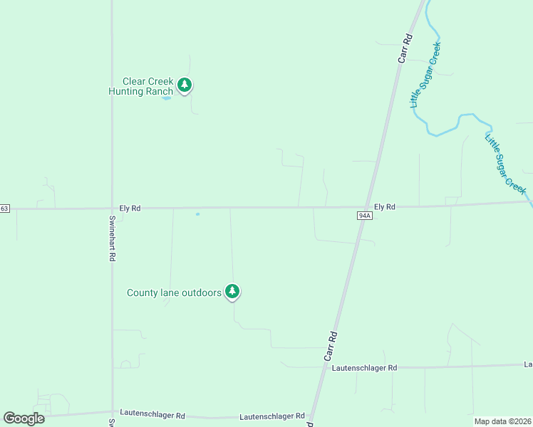 map of restaurants, bars, coffee shops, grocery stores, and more near 10165 Ely Road in Orrville
