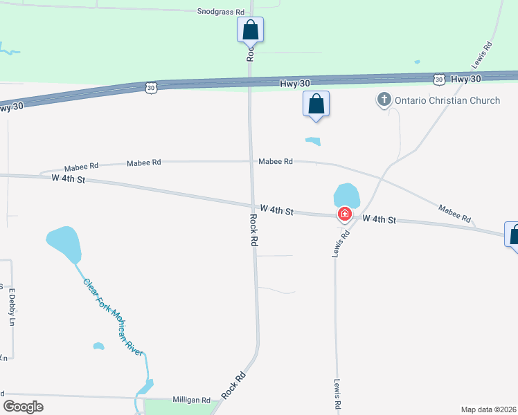 map of restaurants, bars, coffee shops, grocery stores, and more near 3093 West 4th Street in Ontario