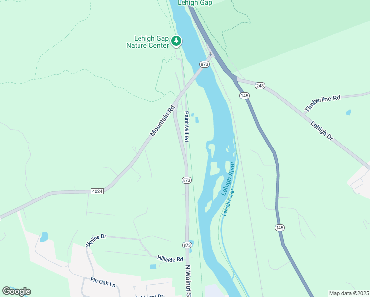 map of restaurants, bars, coffee shops, grocery stores, and more near 8649 Pennsylvania 873 in Slatington