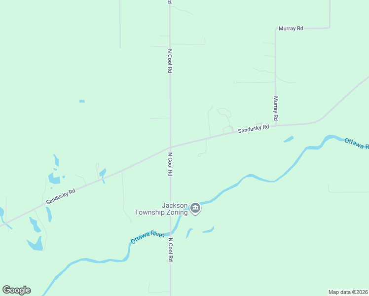 map of restaurants, bars, coffee shops, grocery stores, and more near 5942 Sandusky Road in Lima