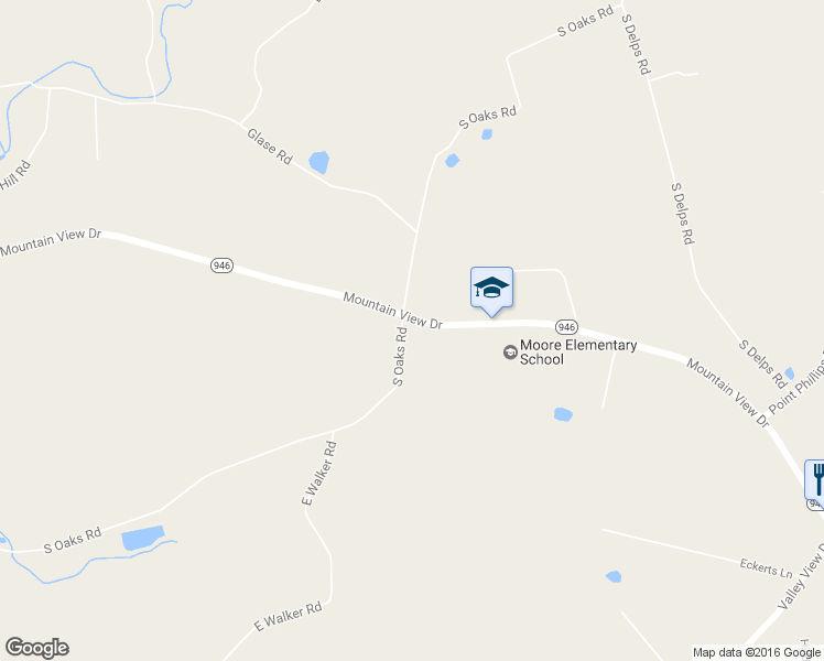 map of restaurants, bars, coffee shops, grocery stores, and more near 2873 Mountain View Drive in Bath