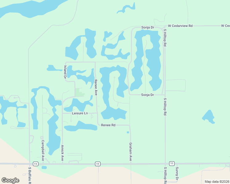 map of restaurants, bars, coffee shops, grocery stores, and more near 411 Sunset Drive in Doniphan