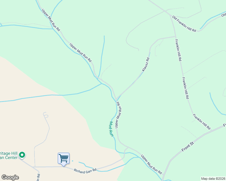 map of restaurants, bars, coffee shops, grocery stores, and more near 6377 Upper Mud Run Road in Easton