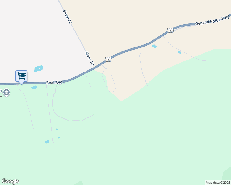 map of restaurants, bars, coffee shops, grocery stores, and more near 229 Timberwood Trail in Boalsburg
