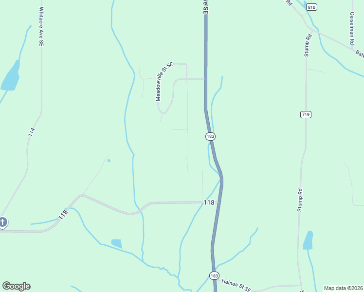 map of restaurants, bars, coffee shops, grocery stores, and more near 1471 Pleasant Ridge Street Southeast in Minerva