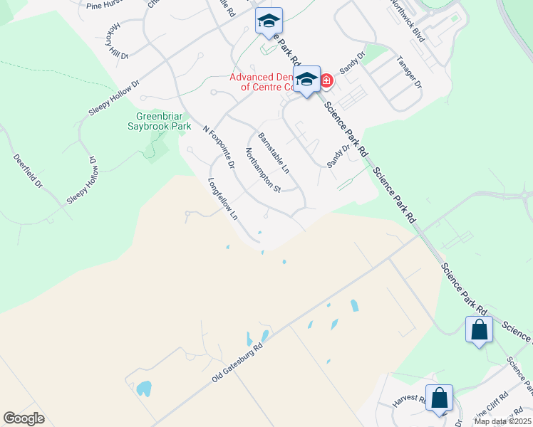 map of restaurants, bars, coffee shops, grocery stores, and more near Cobble Court in State College